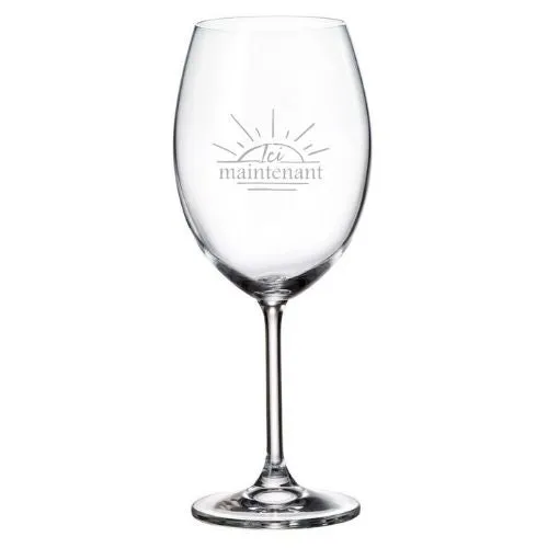 Coupe à vin "Ici maintenant"
