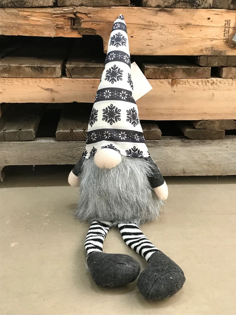 Peluche de gnome à longue barbe