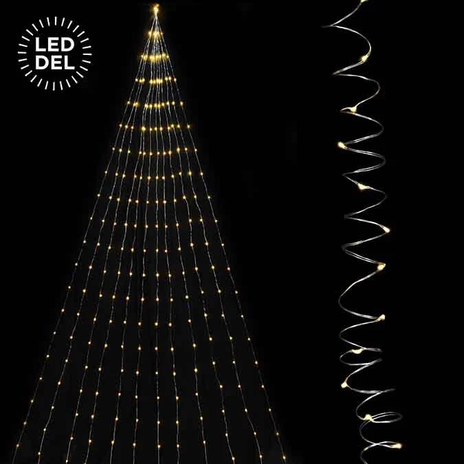 Jeu de 360 lumières micro-point DEL 9.8'