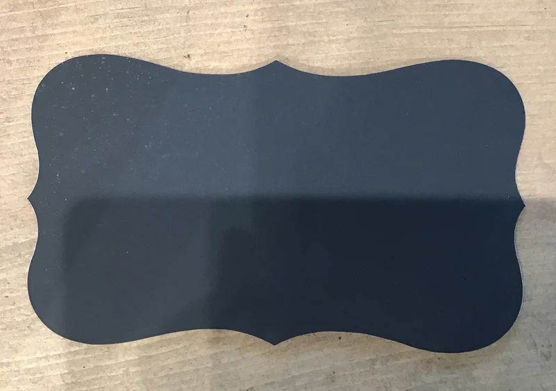 Ardoise noire décorative