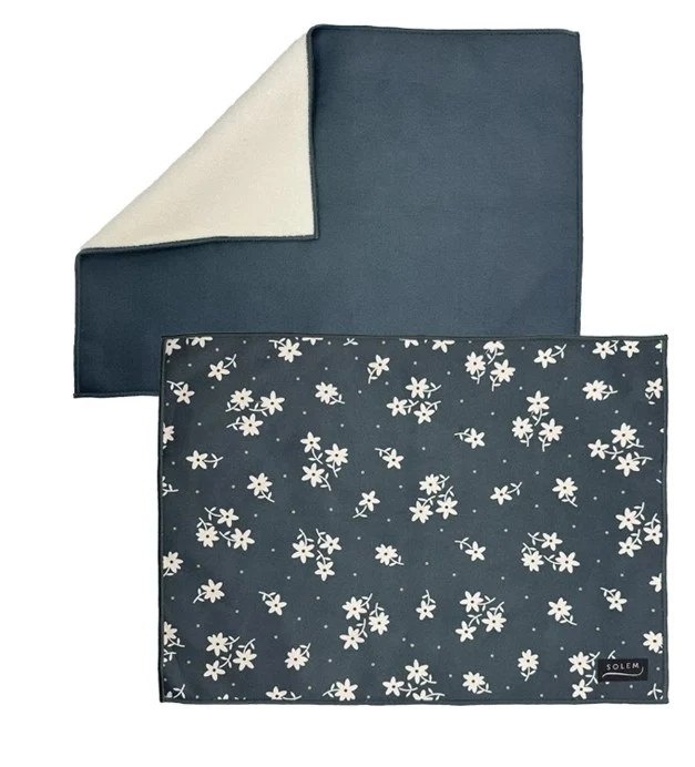 Tapis de séchage vaisselle Ombre Florale – Lot de 2 - SOLEM