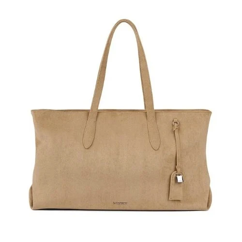 Sac Le Britney en suède beige – Lambert