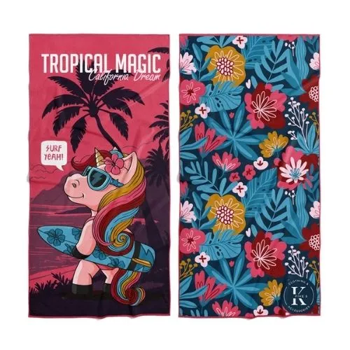 Serviette en microfibre "Licorne magique" - K5 Clothing
