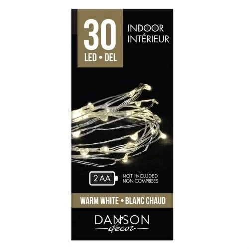 Set de lumières au LED blanc chaud