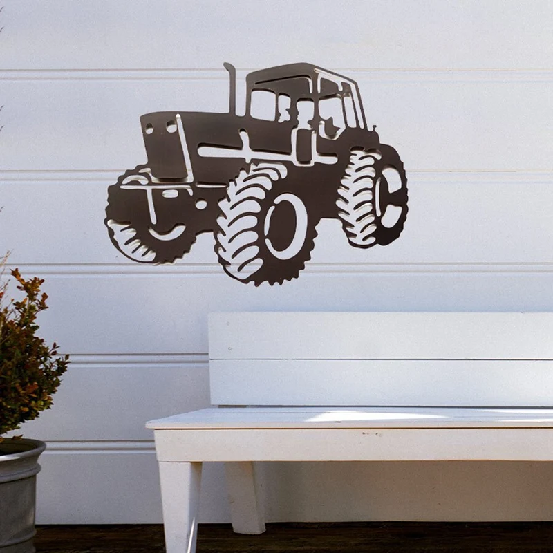 Décoration murale de tracteur
