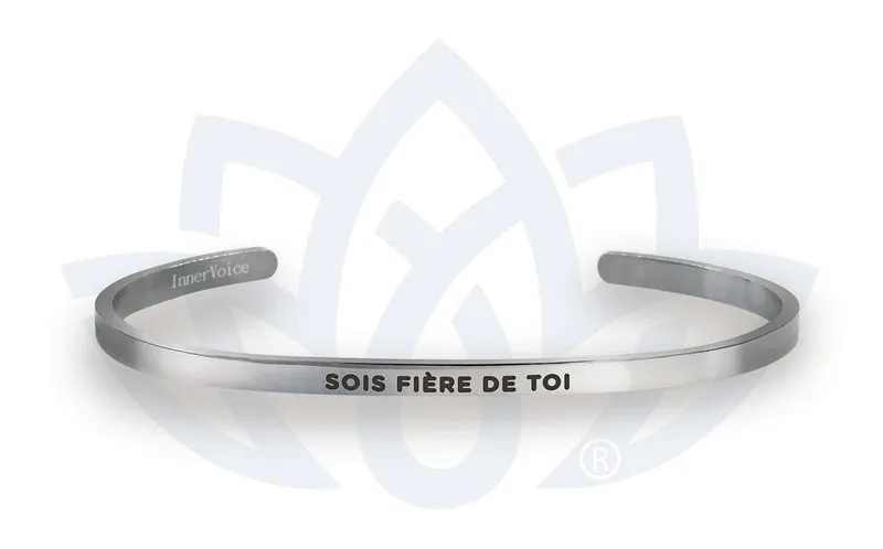 Bracelet Voix intérieure "Sois fière de toi"