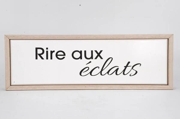 Plaque murale "Rire aux éclats"