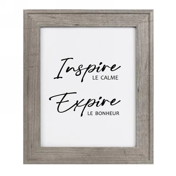 Cadre décoratif "Inspire expire"