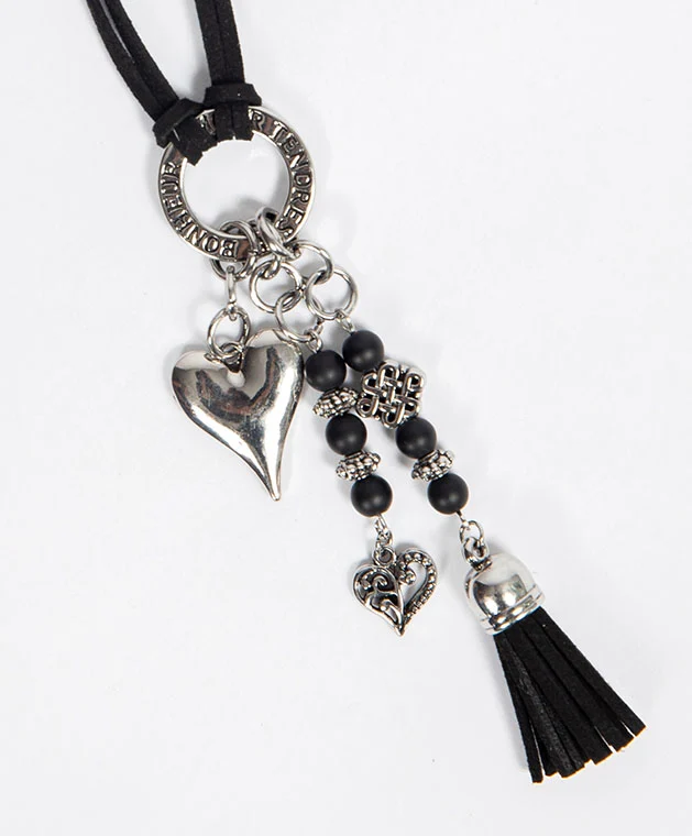 Collier de fantaisie "N'oublie jamais que je t'aime"