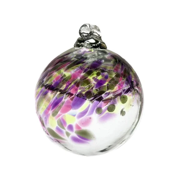 Boule en verre soufflée Anniversaire "Juin"
