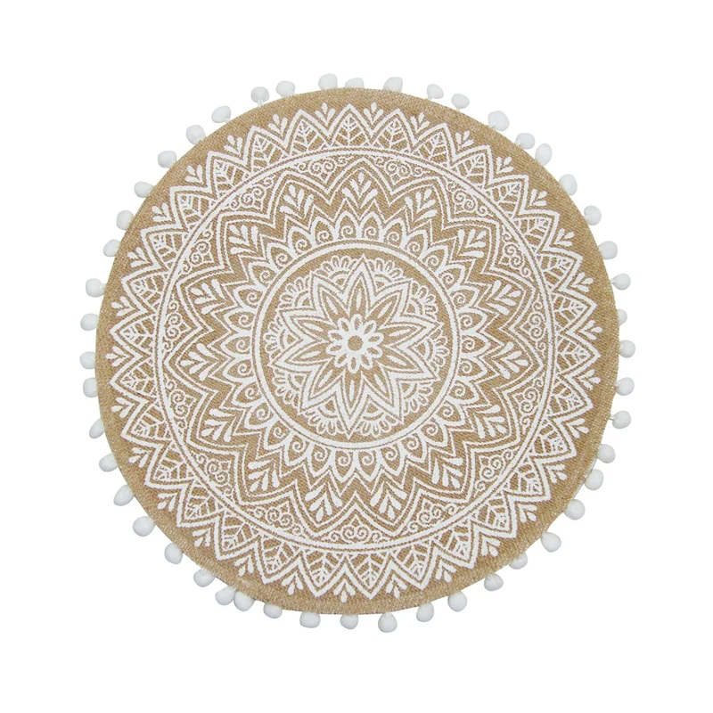 Napperon mandala blanc