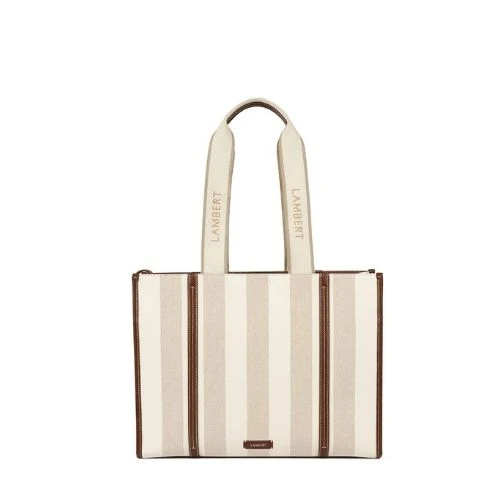 Sac fourre-tout en canevas Erica noisette - Lambert