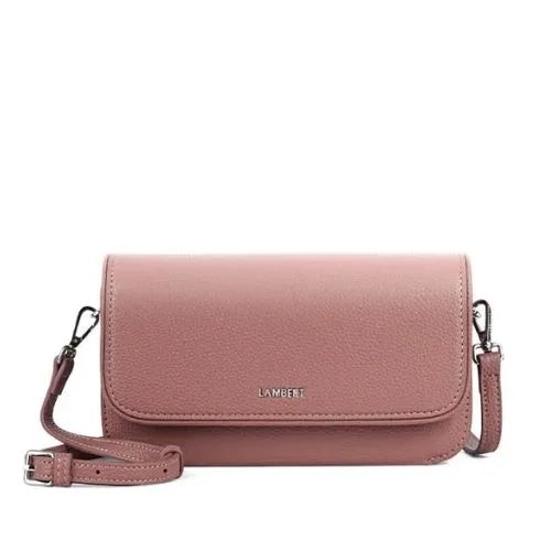 Sac à main 3 en 1 Grace en cuir vegan rose - Lambert