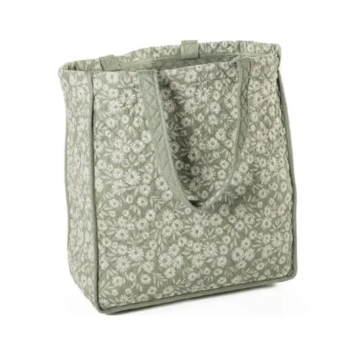 Sac vert fleuri "Maggie"