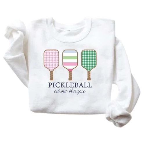 Chandail "Pickleball est ma thérapie" - Chantal Lacroix