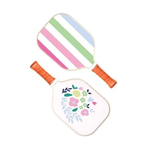 Ensemble de raquettes de pickleball motif pastel - Chantal Lacroix