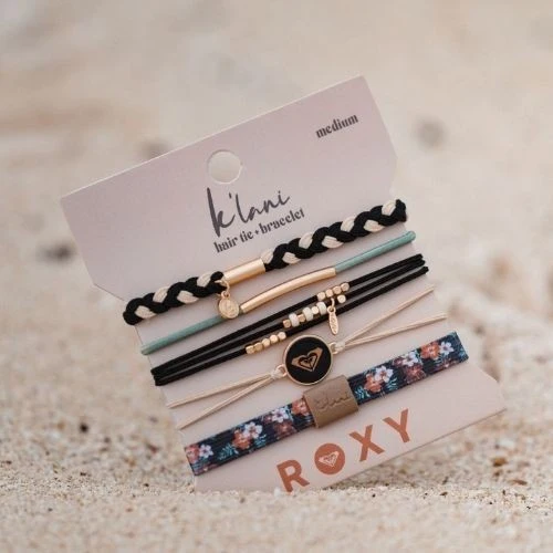 Bracelets et attaches cheveux "Roxy" noir – KLANI
