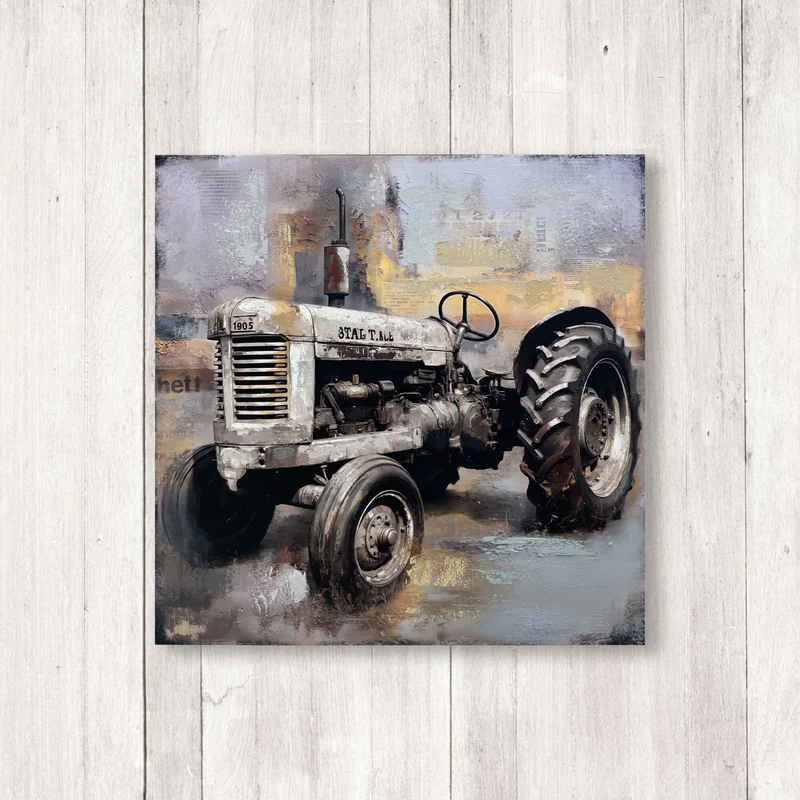 Cadre décoratif tracteur