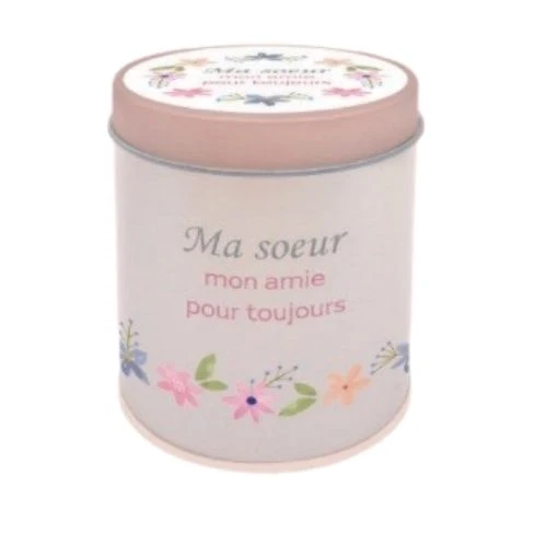 Bougie "Ma soeur, mon amie pour toujours"