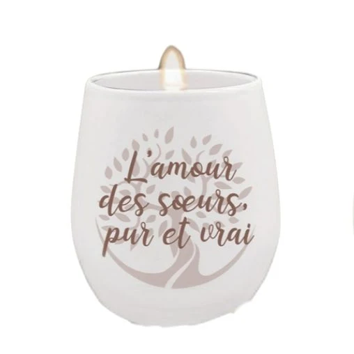 Bougie "L’amour des sœurs, pur et vrai"