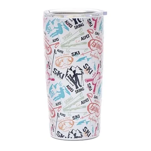 Tasse de voyage « Ski » – Collection Chantal Lacroix