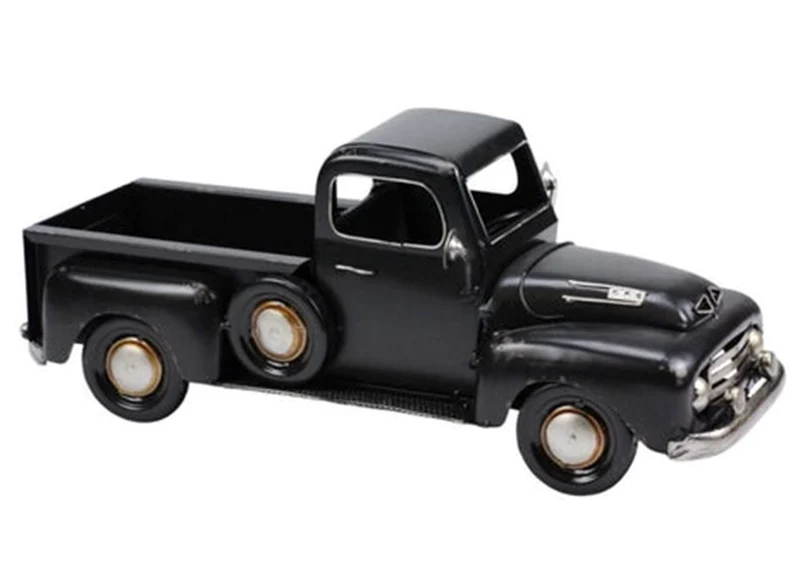 Camion noir en métal
