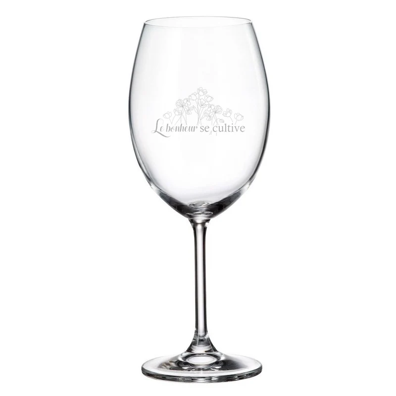 Coupe à vin – Le bonheur se cultive