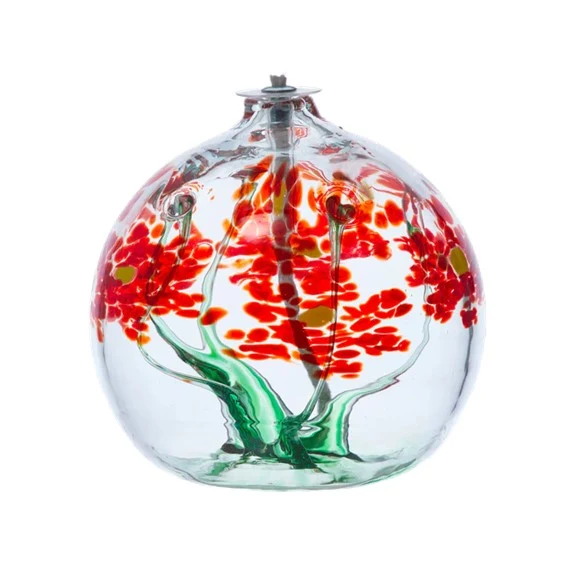 Lampe à l'huile en verre soufflé "Souhaits"