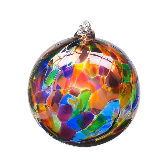 Boule en verre soufflée "Festival multi"