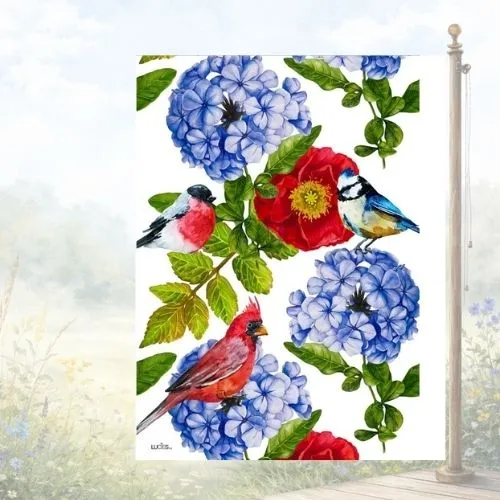 Drapeau décoratif "De la magie au jardin"