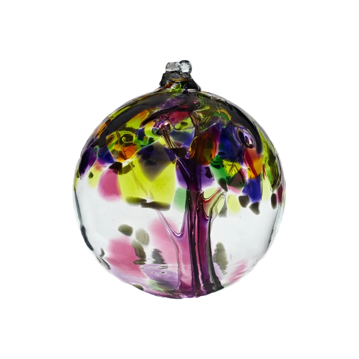 Boule de verre soufflé à arbre enchanté "Grâce"