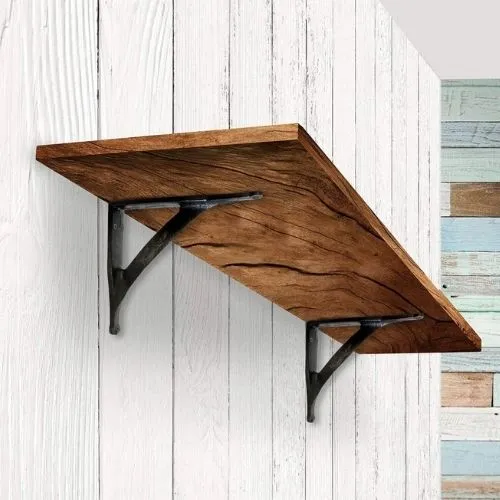 Équerre pour tablette noir antique