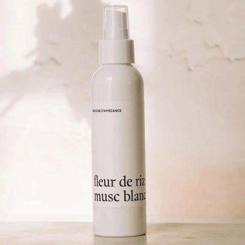 MARÉE CHANDELLE Bruine d'ambiance "Fleur de riz musc blanc"