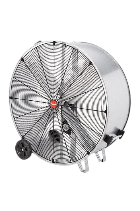 Ventilateur tambour en acier galvanisé à entraînement par courroie
