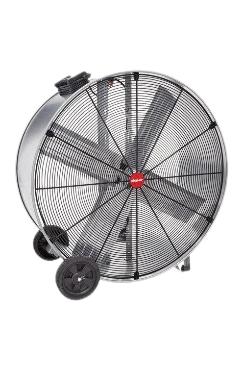 Ventilateur tambour en acier galvanisé à entraînement par courroie