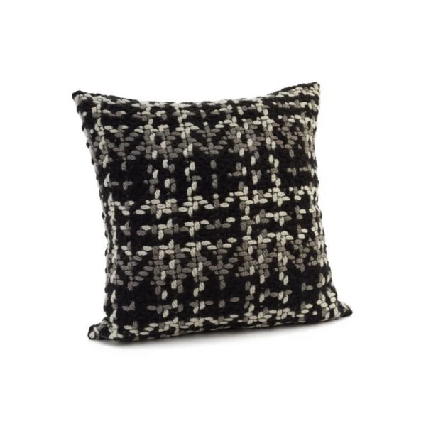 Coussin décoratif tricoté