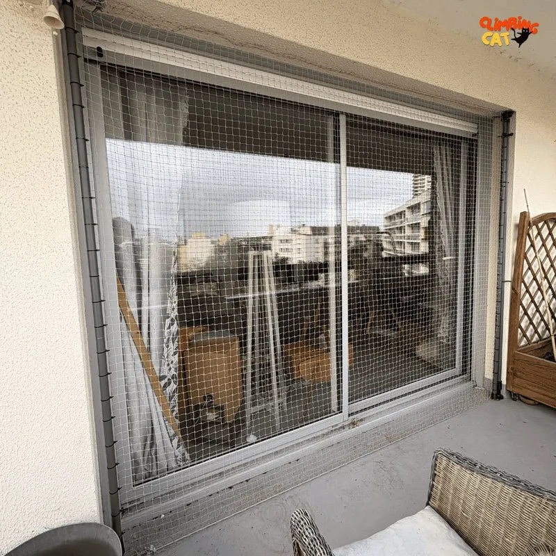 Protection pour chats sans percer - Baie vitrée/Porte Fenêtre