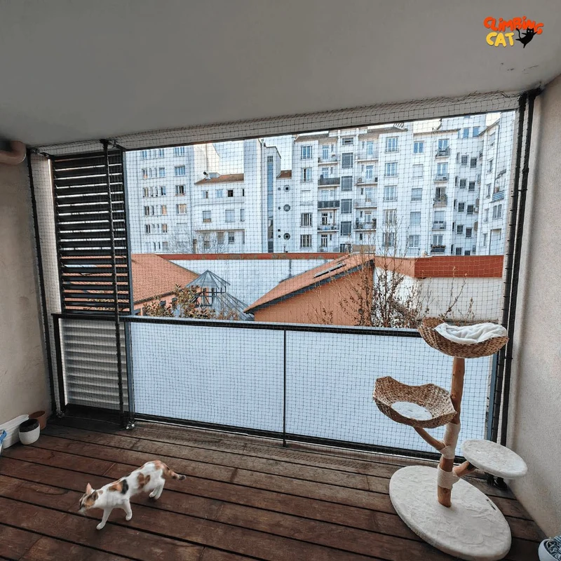 Protection pour chats sans percer - Balcon