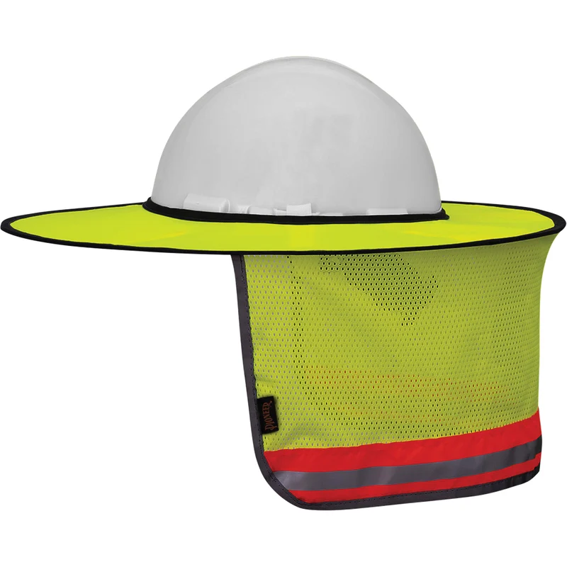PARE-SOLEIL PLIABLE POUR CASQUE DE PROTECTION JAUNE