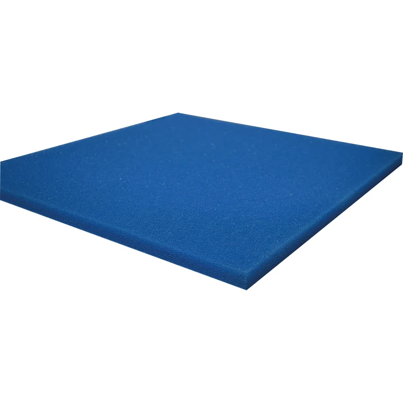 Mousse de filtration bleu 50 x 50 x 2CM - Moyenne maille