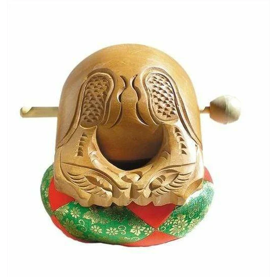 Mokugyo 10,5 cm. avec coussin