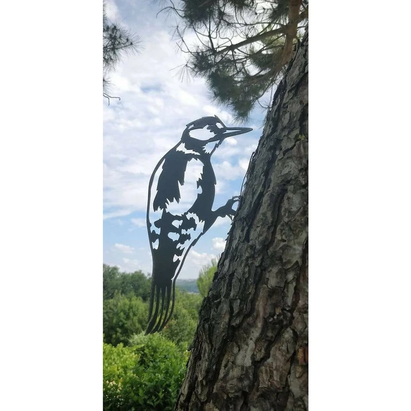 Pic-épeiche - Silhouette en acier corten
