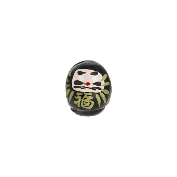 Daruma Noir Petit - Fabriqué au Japon