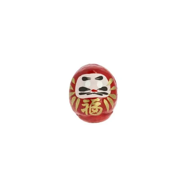 Daruma Traditionnel Rouge - Petit, Chance - Fabriqué au Japon