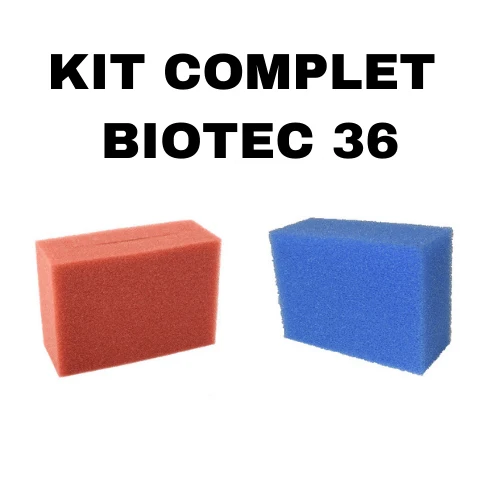 Kit complet de mousses de remplacement pour Biotec 36