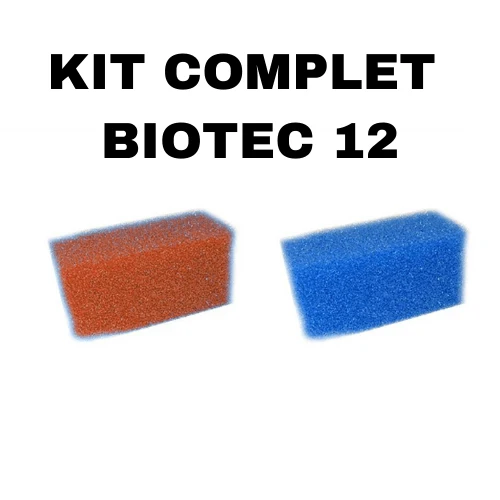 Kit complet de mousses de remplacement pour Biotec 12