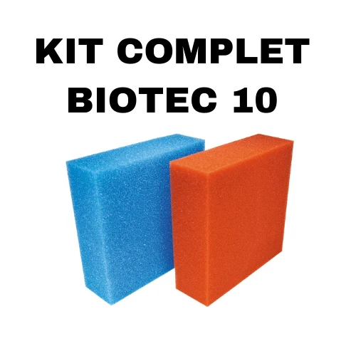 Kit complet de mousses de remplacement pour Biotec 10