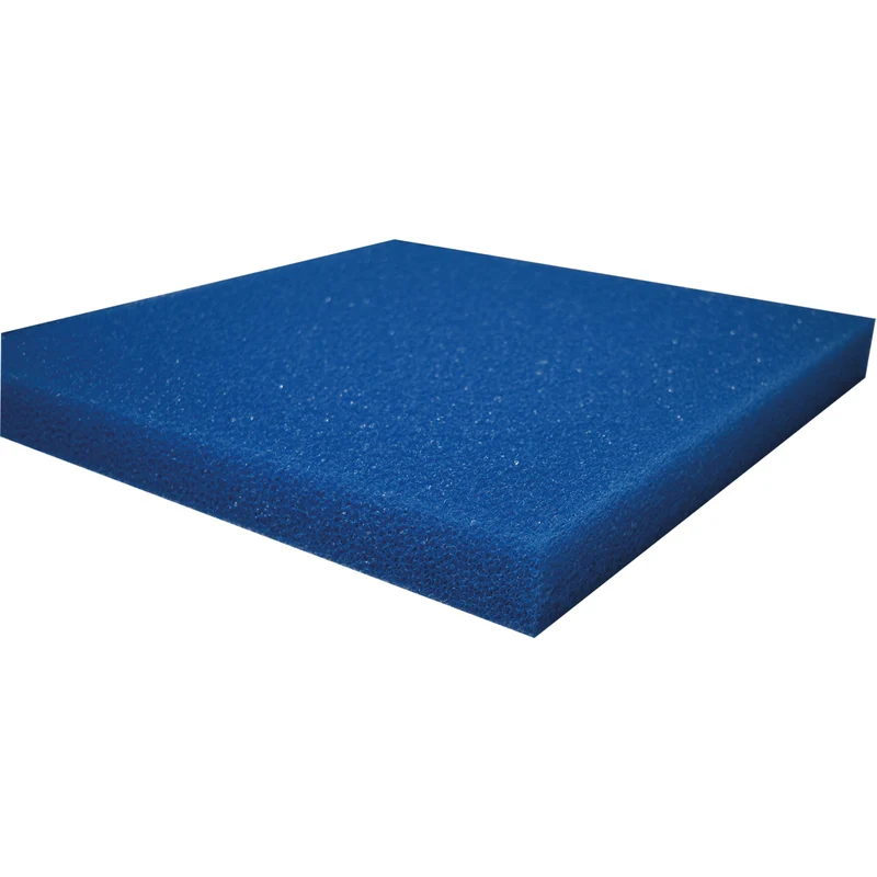 Mousse de filtration bleu 50 x 50 x 5CM - Large maille