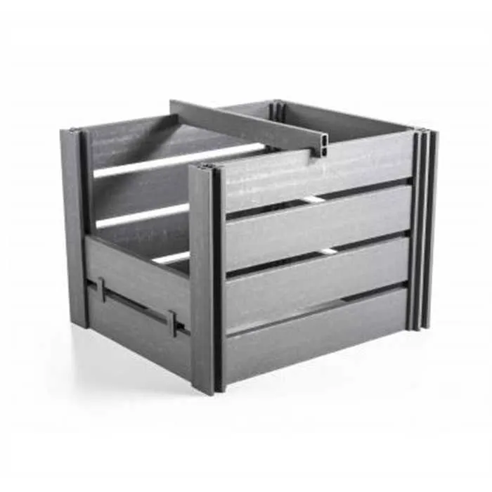 Bac à compost durable - 120CM x 100CM x 100CM - 1300L - ECOO