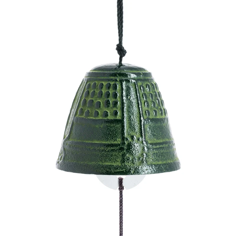 Cloche Feng Shui Furin Iwachu Verte 4,5 cm